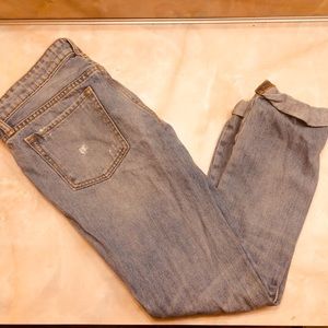GAP cropped boyfriend jeans